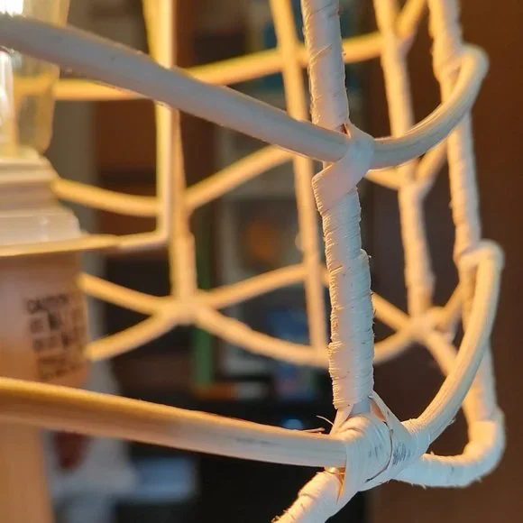 Rattan Table Lamp - Picture 2 of 7